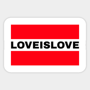 Love Is Love Sticker